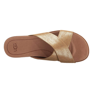 Womens Kari Metallic Gold Sandals UGSKARIMGD1017908W  UGG 