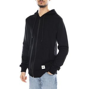 Essential Zip Hoodie -- Felpa Uomo Nera con Zip 6050164 10158 CAT 