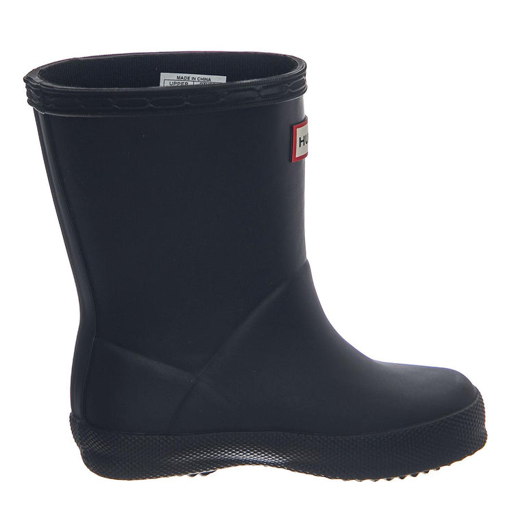 First Classic Boot Black - Stivaletti Bambini Neri HUKKFT5094RMA-BLK  HUNTER 