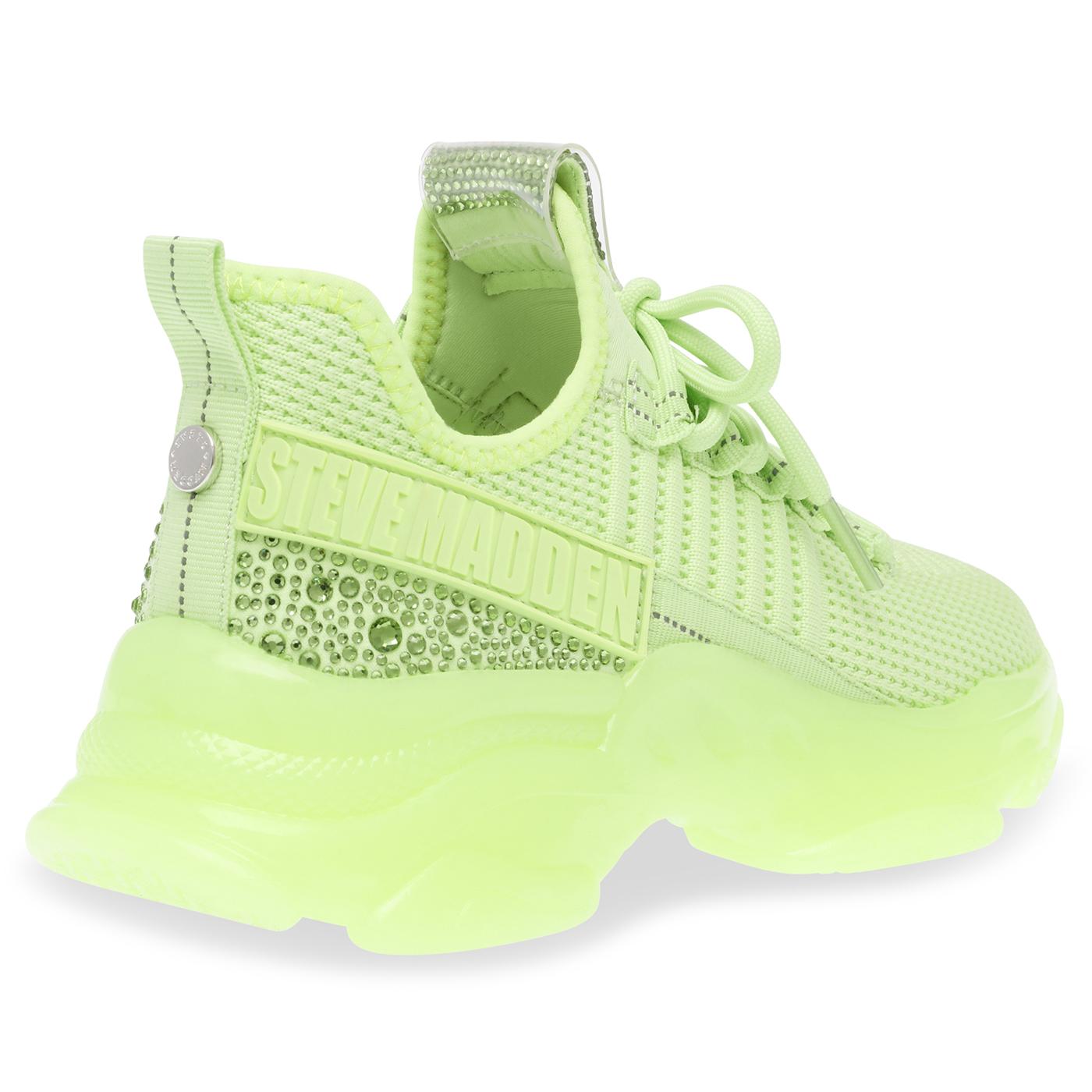 Maxilla-R Neon Lime - Scarpe Stringate Profilo Basso Donna Verdi SMPMAXILLA-R-NEO  STEVE MADDEN 