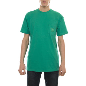 BOX LOGO POCKET TEE EMERALD TS00311-EMRLD  HUF 