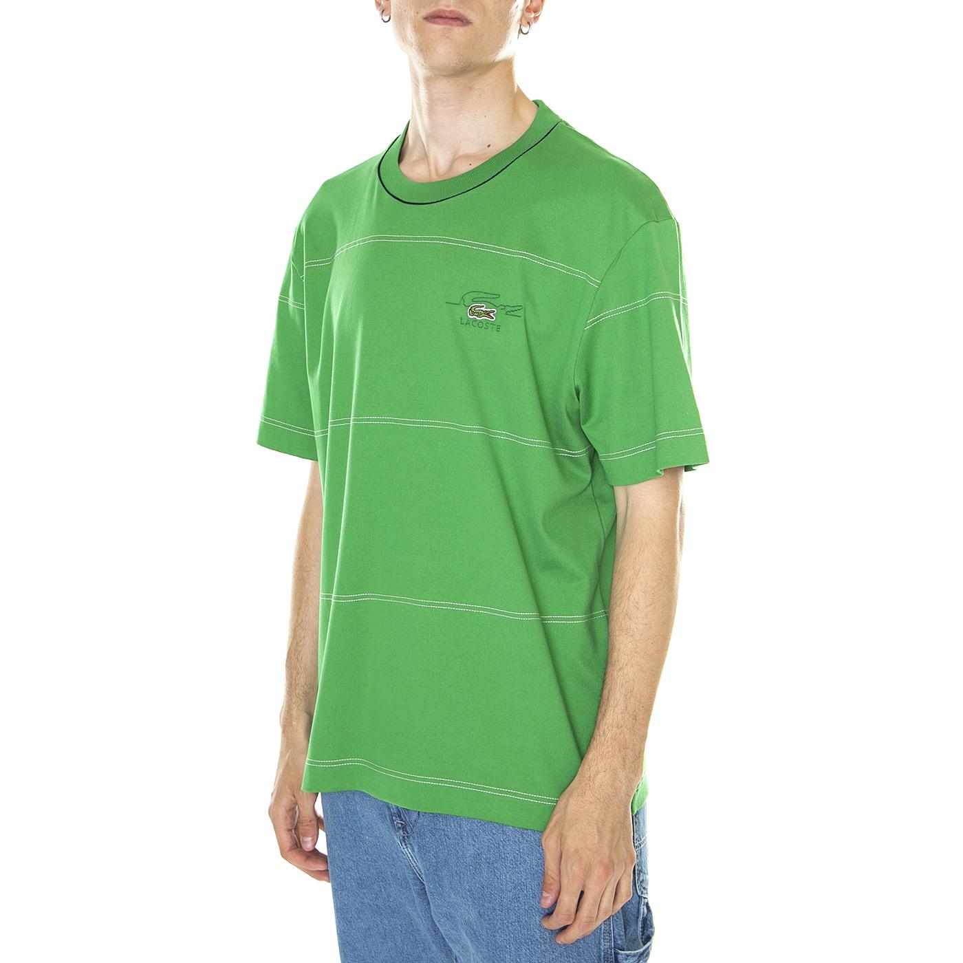 M' T-Shirt L94 Green - Maglietta Girocollo Uomo Verde TH5364-L94  LACOSTE 