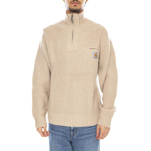 Detroit Half Zip Sweater Fleur De Sel - Maglione Uomo Beige I035398.2LPXX . CARHARTT WIP 