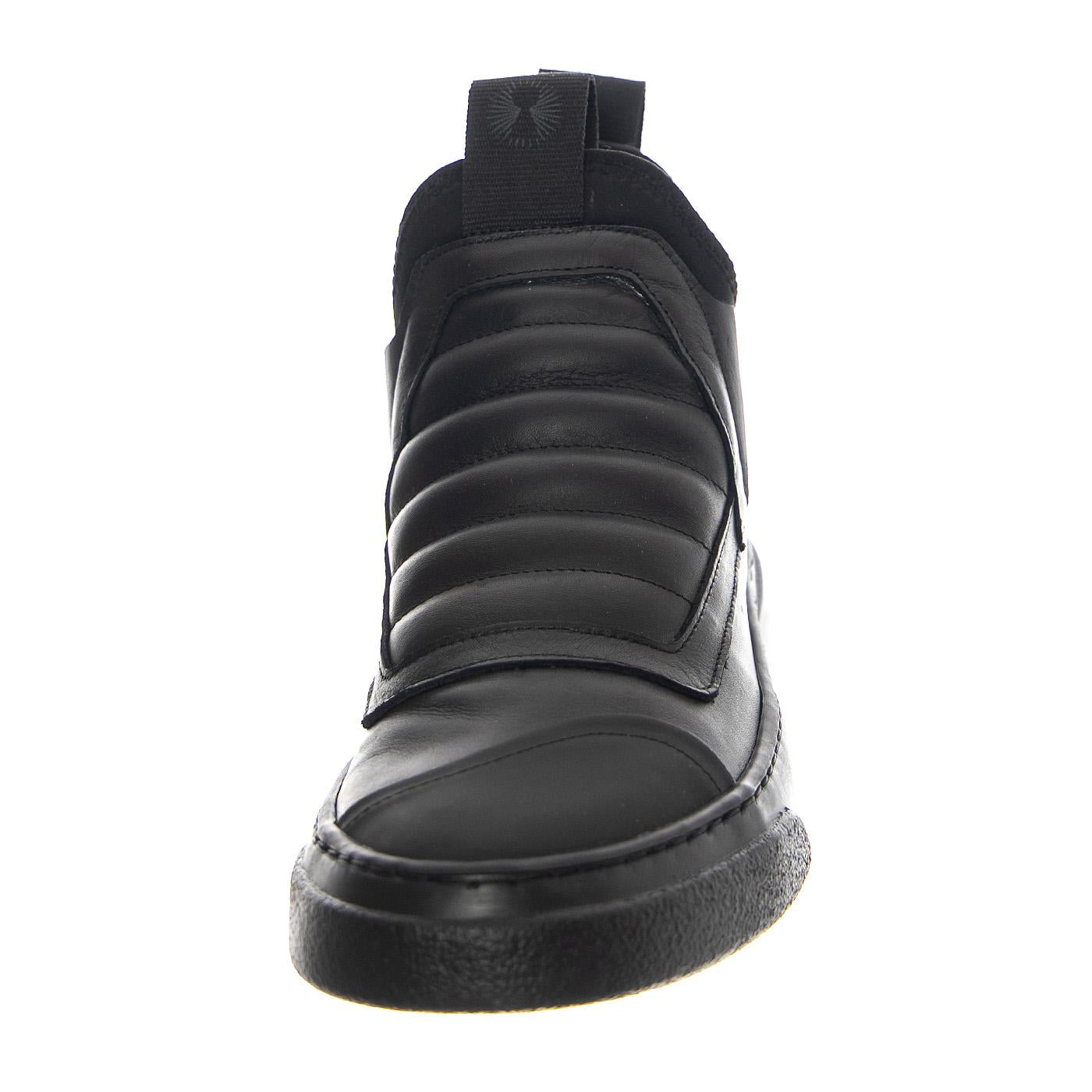 M' Break Nappa Black / Black Sole - Scarpe Profilo Basso Uomo Nere BOMDAMPER-NAPPA.BK  BRUNO BORDESE 