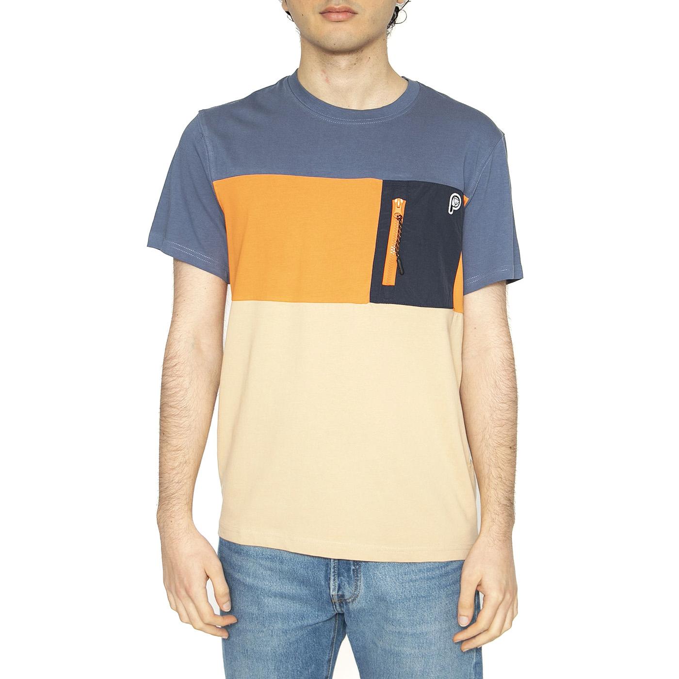 The Penfiled Mattawa T-Shirt Cuban Sand - Maglietta Girocollo Uomo Multicolore PFD0162-C83  PENFIELD 
