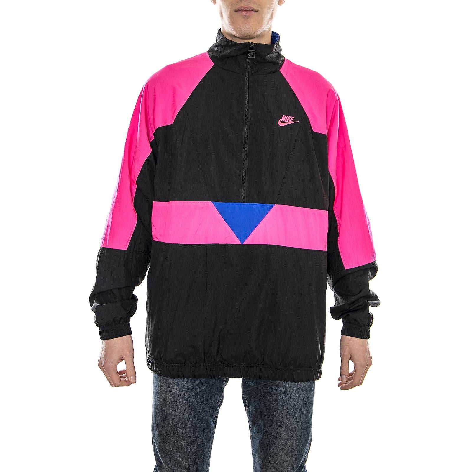 M NSW NIKE WOVEN VW JKT BLACK/HYPER PINK/HYPER ROYAL/HYPER PINK AJ2299-010  NIKE 