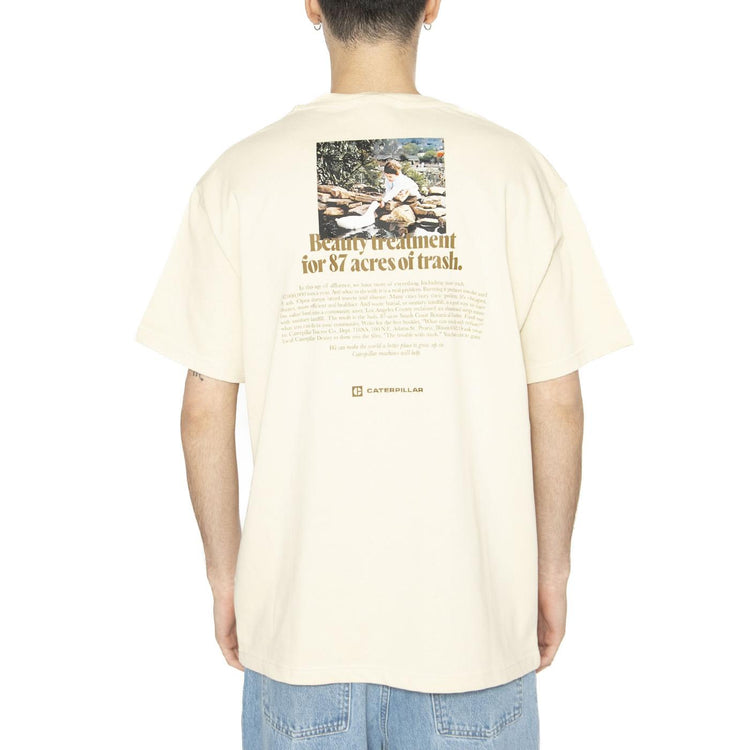 Better Palce T-Shirt - Maglietta Girocollo Uomo Beige 6010137-13-1009  CAT 