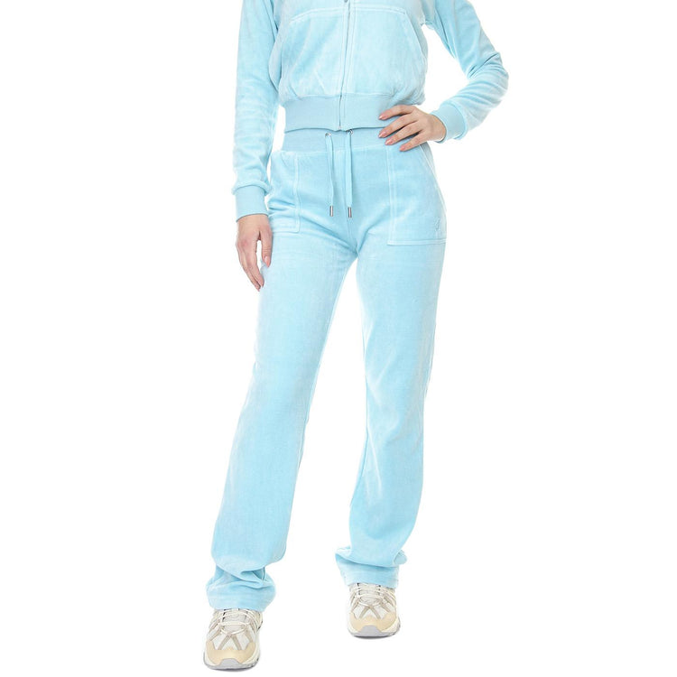 Cotton Rich Del Ray Pocket Pant Petit Four - Pantaloni Sportivi Donna Blu JUCJCCB221003-PET  JUICY COUTURE 