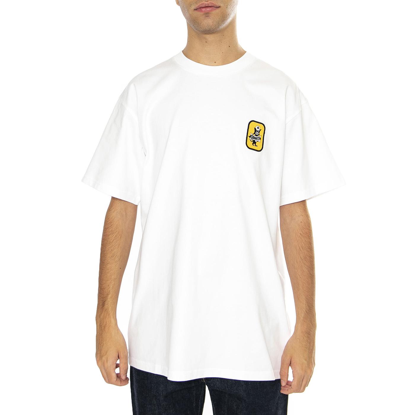 S/S Signal T-Shirt White - Maglietta Girocollo Uomo Bianca I033981.02XX  CARHARTT WIP 