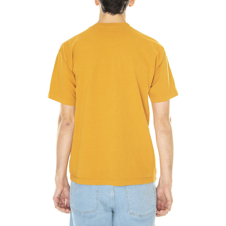 M' Obey Bigfoot Heavyweight Tee Sun Dial - Maglietta Girocollo Uomo Arancione 166913459-SDL  OBEY 