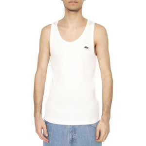 T-Shirt 70V White Tanktop - Canottan Uomo Bianca TH0030-70V  LACOSTE 