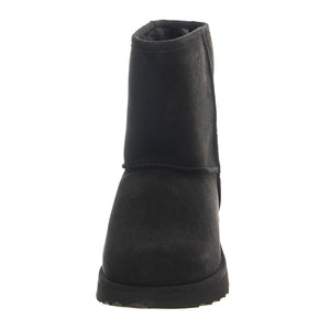 Classic Weather Short II Black K - Stivaletti Bambino Neri UGKCLSWPBK1019646T  UGG 