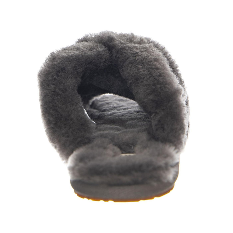 UGG W Scuffita Charcoal - Pantofole Donna in Pelle Scamosciata Grigia 1123572W CHR UGG 