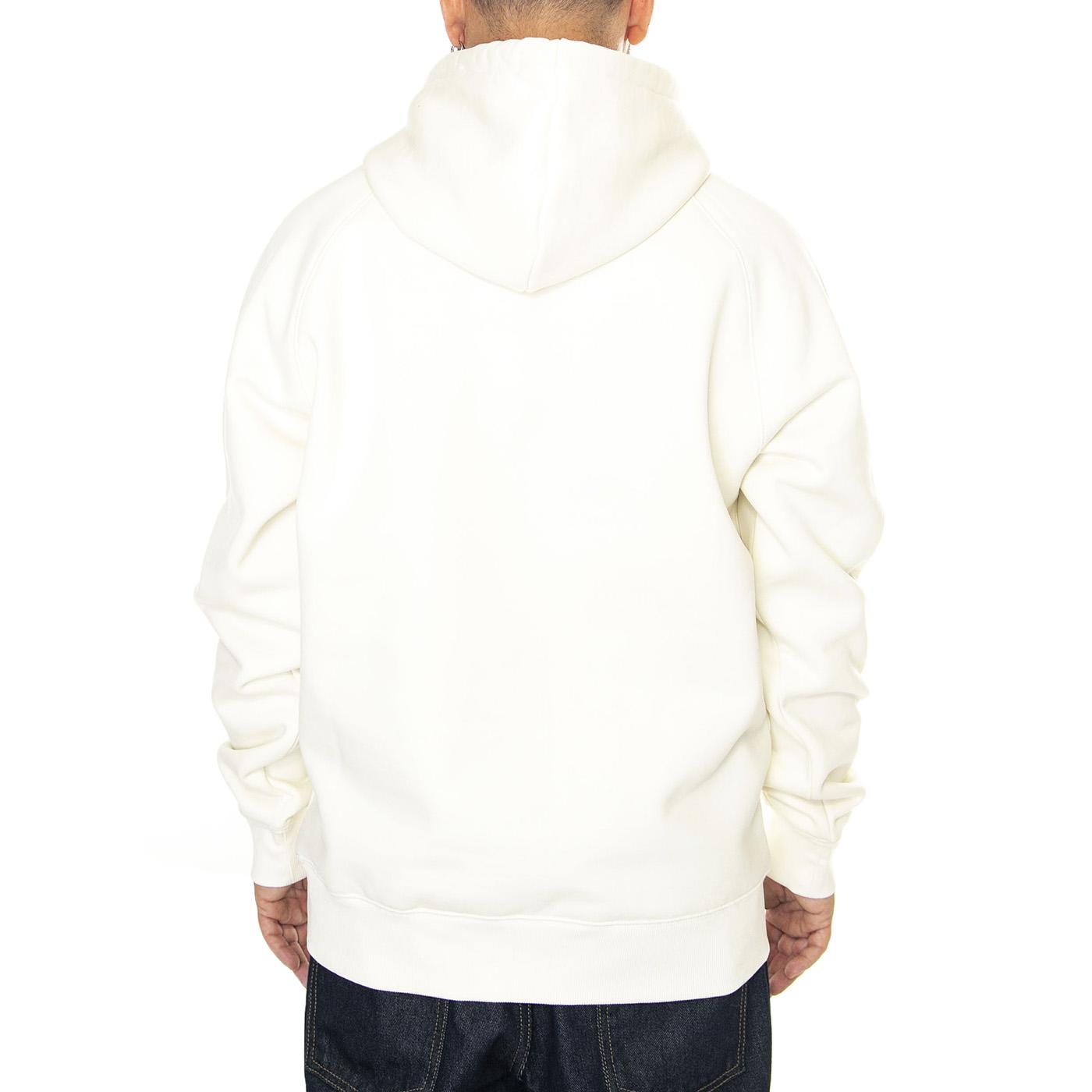 Hooded Chase Sweat Wax / Gold - Felpa con Cappuccio Uomo Bianca I033661.0SHXX  CARHARTT WIP 