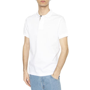 Premium Tartan Piquet Polo White - Polo Uomo Bianca MML1464-WHITE  BARBOUR 