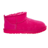 UGG Classic Ultra Mini Berry - Baby/Girl's Purple Suede Shoes
