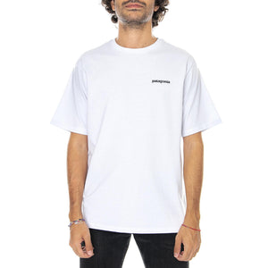 Mn P-6 Logo Responsibili-Tee White - Maglietta Girocollo Uomo Bianca 38504-WHI  PATAGONIA 