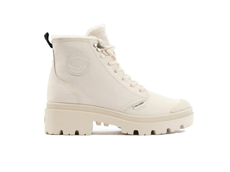 Pallabase Nbk Zip Wl Whitecap Grey - Scarpe Stringate Profilo Alto Donna Grige PAS98867-197-M  PALLADIUM 