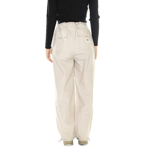 Mina Parcahute Pant Silver Grey - Pantaloni Donna Beige 242020102-SIG  OBEY 