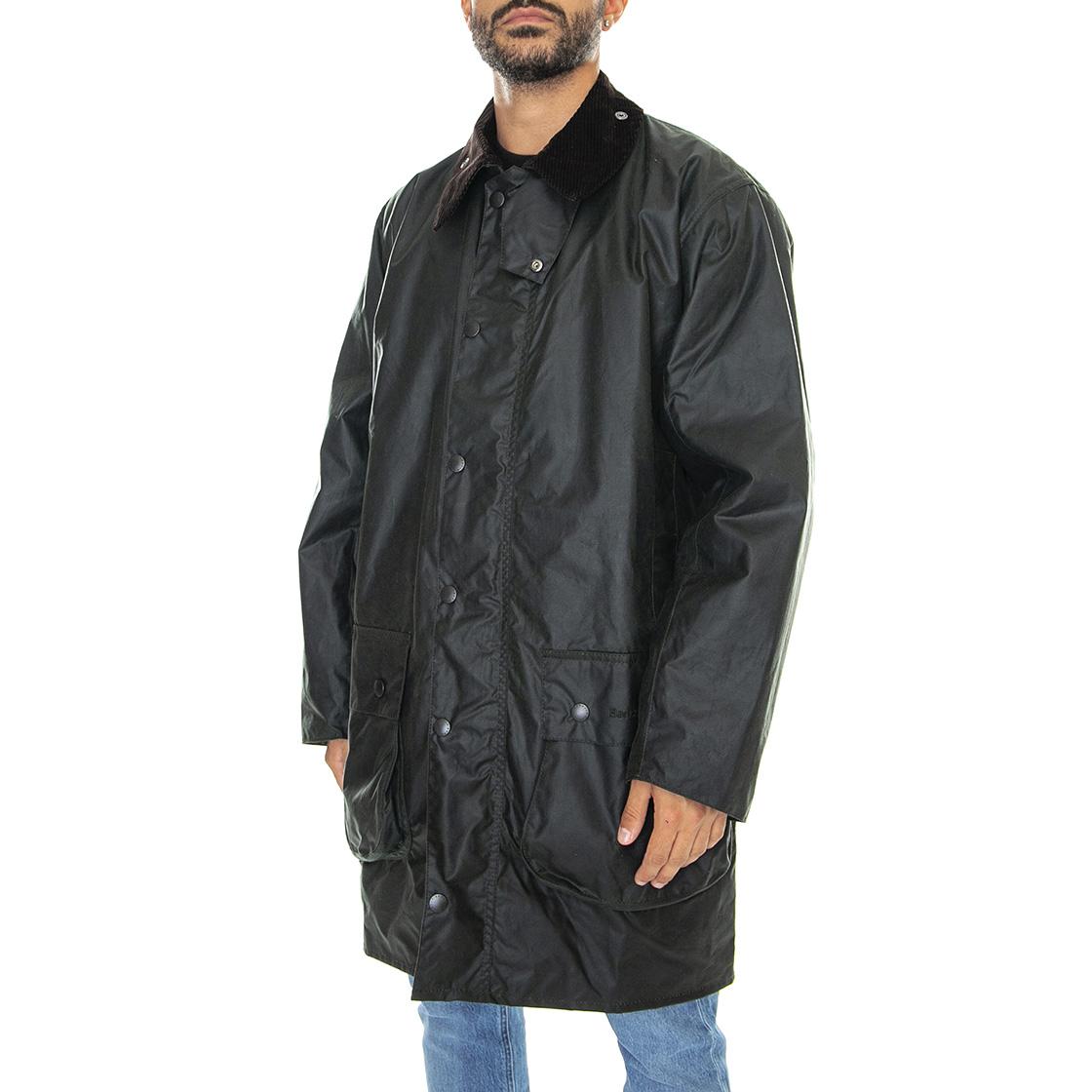 Border Wax Jacket - Giacca Invernale Uomo Verde 222MMWX0008-SG91  BARBOUR 
