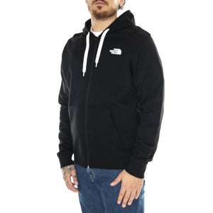 M Open Gate Fullzip Hoodie - EU Tnf Black / Tnf White - Felpa con Cappuccio Uomo Nera NF00CG46KY41  THE NORTH FACE 