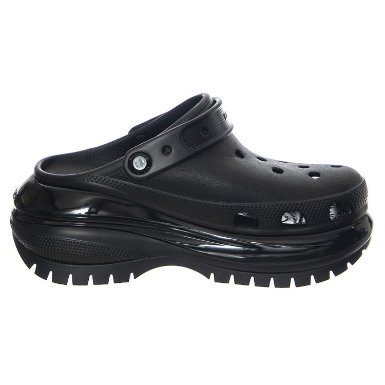 Classic Mega Crush Clog W Black - Sandali Donna / Uomo Neri CR.207988-BLK  CROCS 