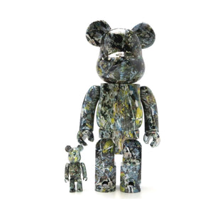 2018 MEDICOM Toy Jackson Pollock Studio Bearbrick Be@rbrick 400 100 49038  MEDICOM TOY 