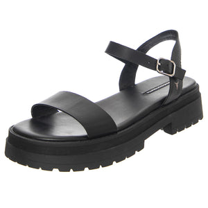W' Linger Black Pigment Sandals - Sandali Donna Neri WSSLINGER-BLK  WINDSOR SMITH 