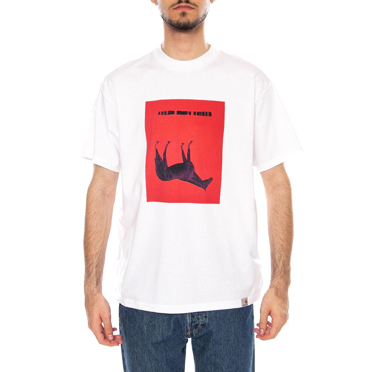 S/S SEAN HAMILTON 02 T-SHIRT - Maglietta Girocollo Uomo Bianca I036269 02XX CARHARTT WIP 