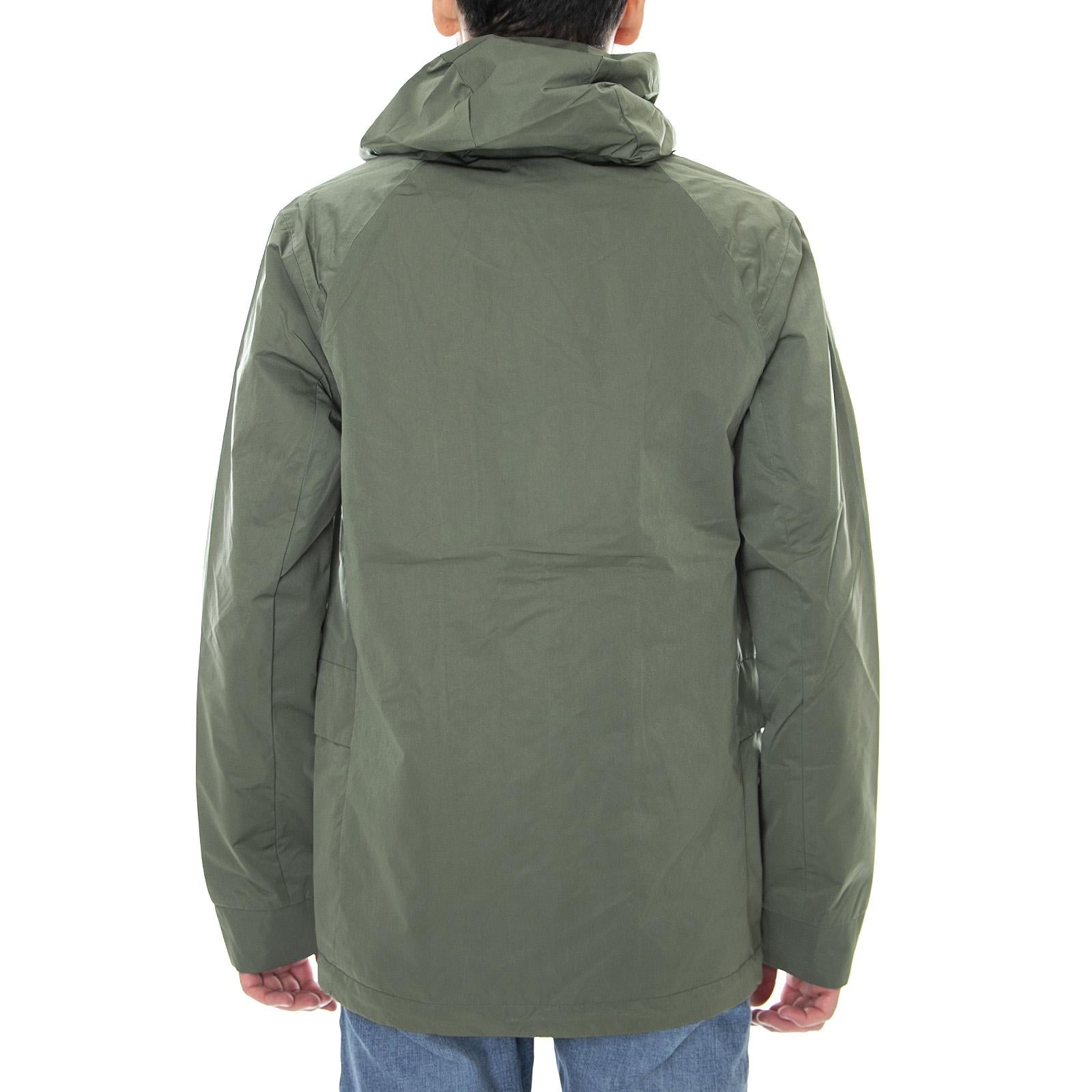 Tobias Summer Jacket - Thyme - Giacca con Cappuccio Uomo Verde 171005-609-thyme  ELVINE 