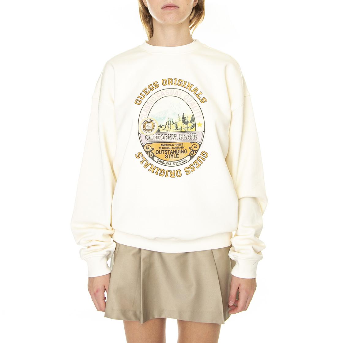 Go Classic Crewneck Sandy Shore - Felpa Girocollo Donna Beige M2BQ07K9YH1-G053  GUESS ORIGINALS 