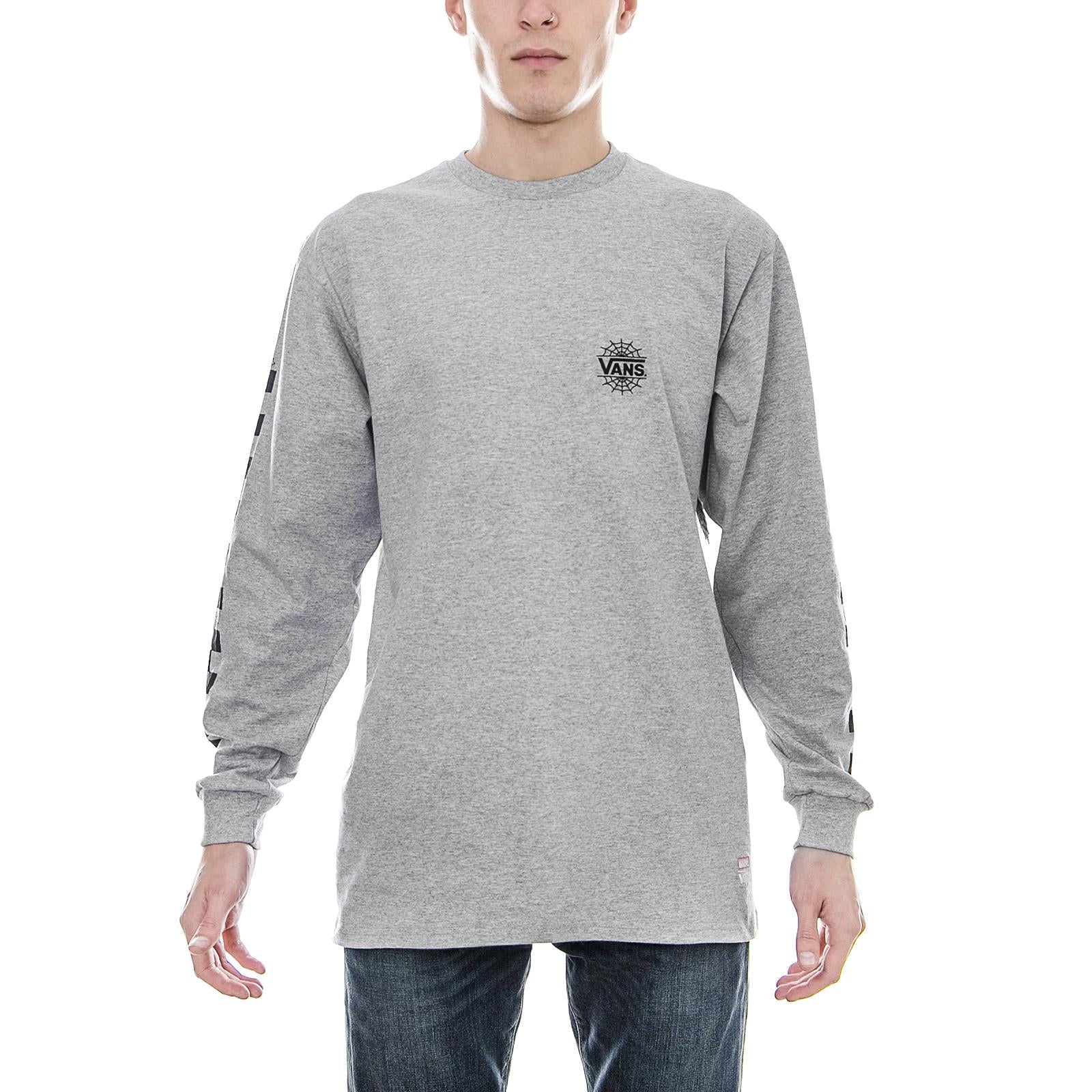 MN VANS X MARVEL SPIDERMAN LS T-SHIRT Athletic Heather VA3HRYATH  VANS 