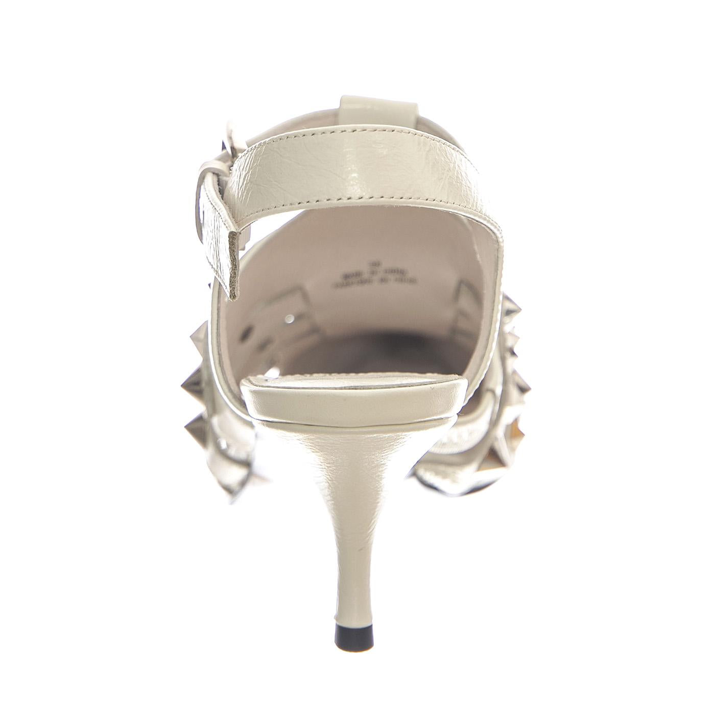 Rocked Ivory Crinkle Silver - Sandali Donna Bianchi JC-ROCKEDYVO  JEFFREY CAMPBELL 