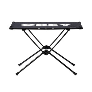 OBEY x HELINOX Table One Hard Black - Tavolo Pieghevole Nero 36218-BLK  OBEY 