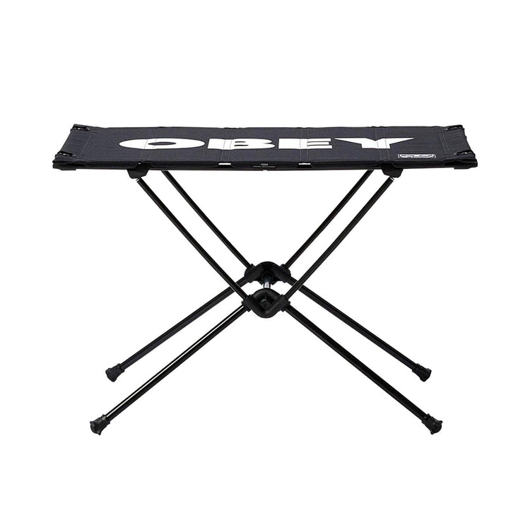 OBEY x HELINOX Table One Hard Black - Tavolo Pieghevole Nero 36218-BLK  OBEY 
