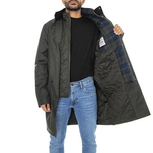 Kentwood Mac Jacket Sage Olive Night - Giacca Invernale Uomo Marrone 222MMWB0985-SG71  BARBOUR 