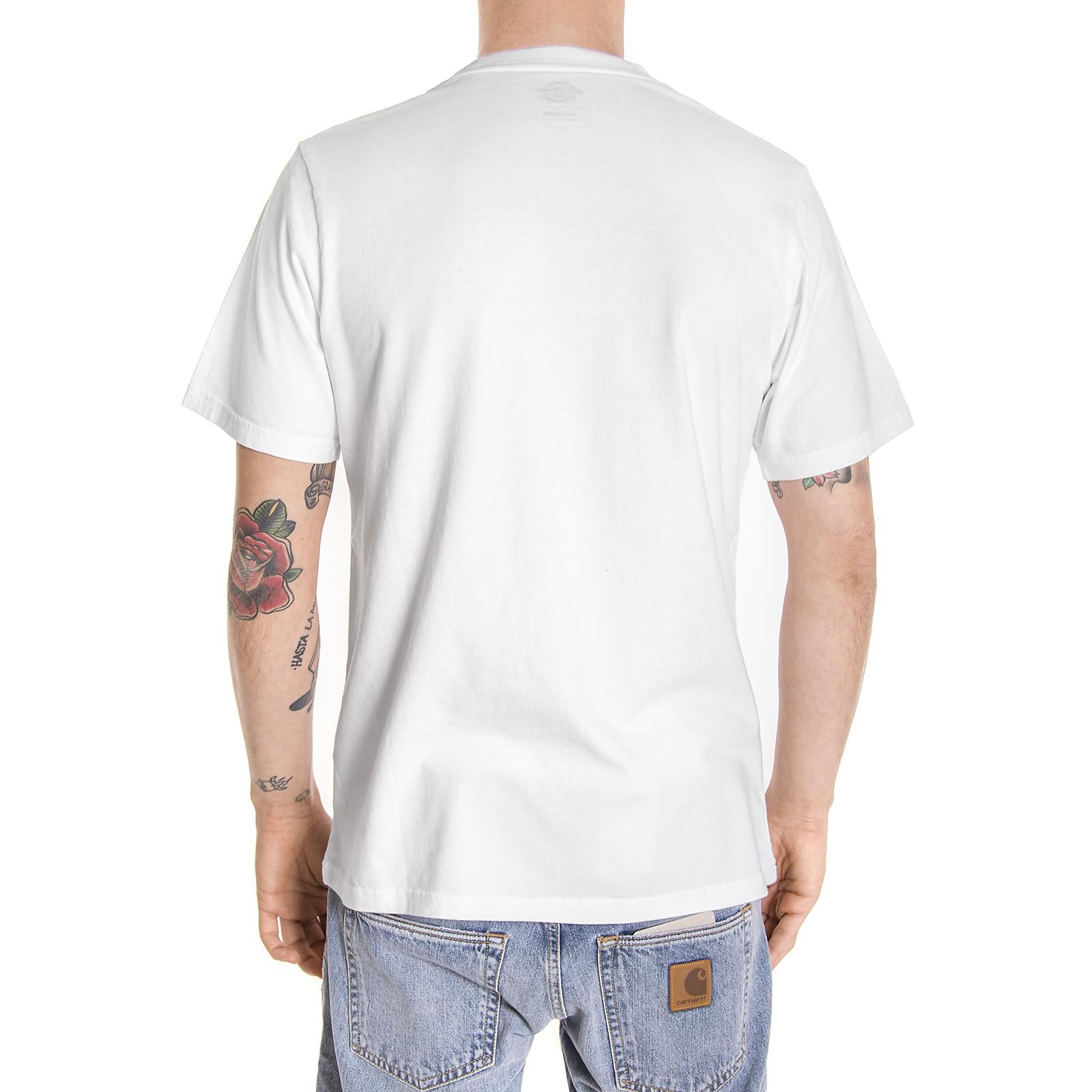 GASSVILLE S/S TEE WHITE 06-210497-WH  DICKIES 