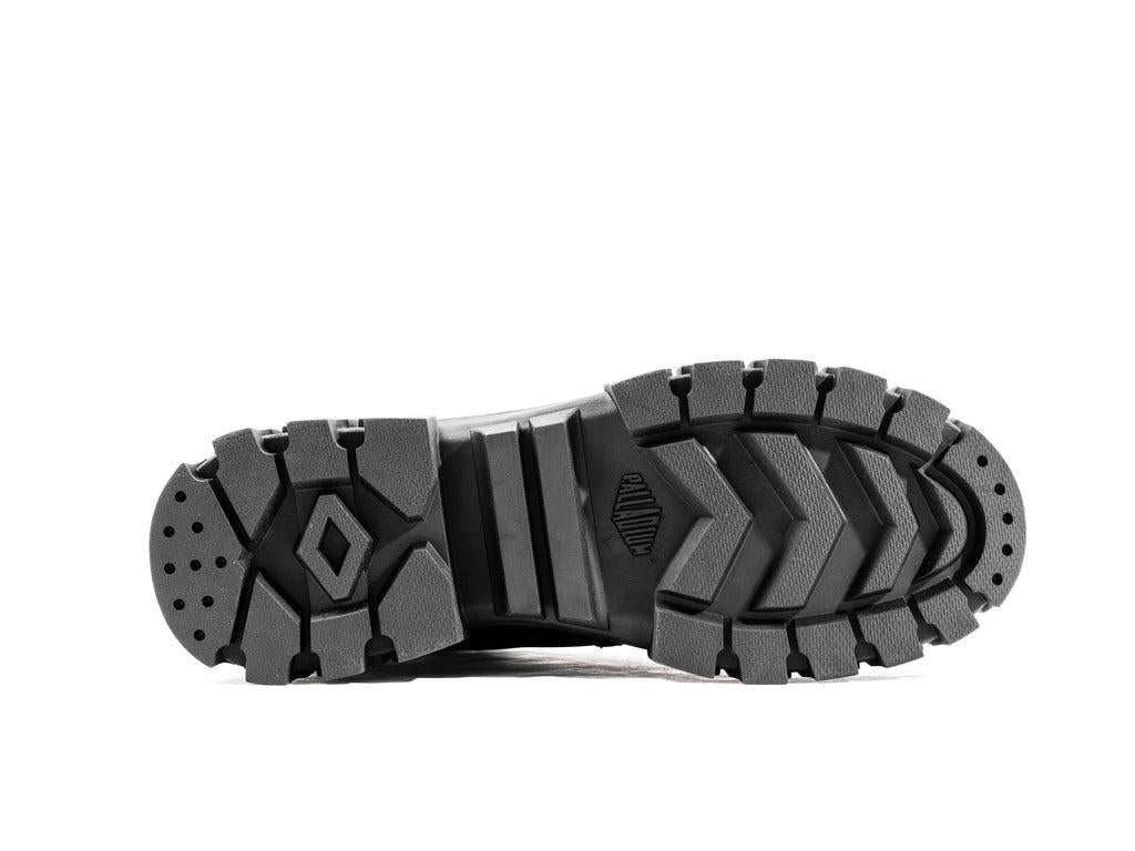 Revolt Boot Zip Lth Black / Black - Scarpe Stringate Profilo Alto Donna Nere PAS98859-001-M  PALLADIUM 