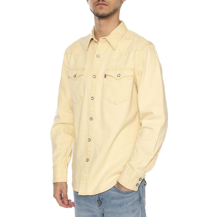 Barstow Western Standard Grass Is Green - Camicia Uomo Beige 85744-0102  LEVIS 