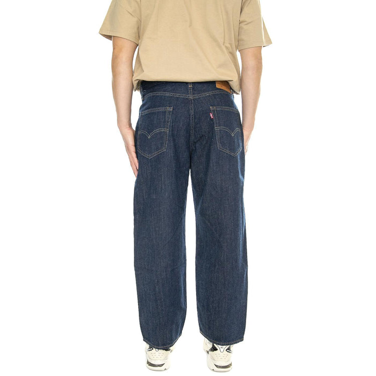 Stay Loose Pleated Crop Big Cap LTWT Dark Indigo Flat Finish - Pantaloni Denim Jeans Uomo Blu 39957-0010  LEVIS 