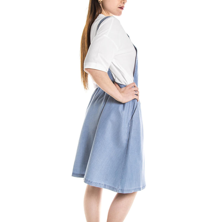 INGER SHORT DRESS JEANS LIGHT BLUE 142820138-1001  MINIMUM 