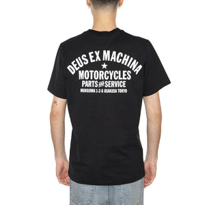 Tokyo Address Black  Maglietta Girocollo Uomo Nera T_DMW41808R_BLK  DEUS EX MACHINA 