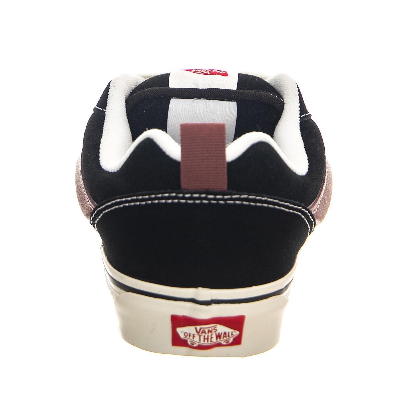 Knu Skool black/port - Scarpe Stringate Profilo Basso Uomo Multicolore VN0009QC2Q11  VANS 