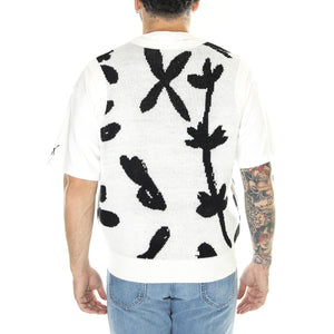 Amir Sweater Vest Unbleached Multi - Gilet Uomo Bianco 151000071-UBL  OBEY 