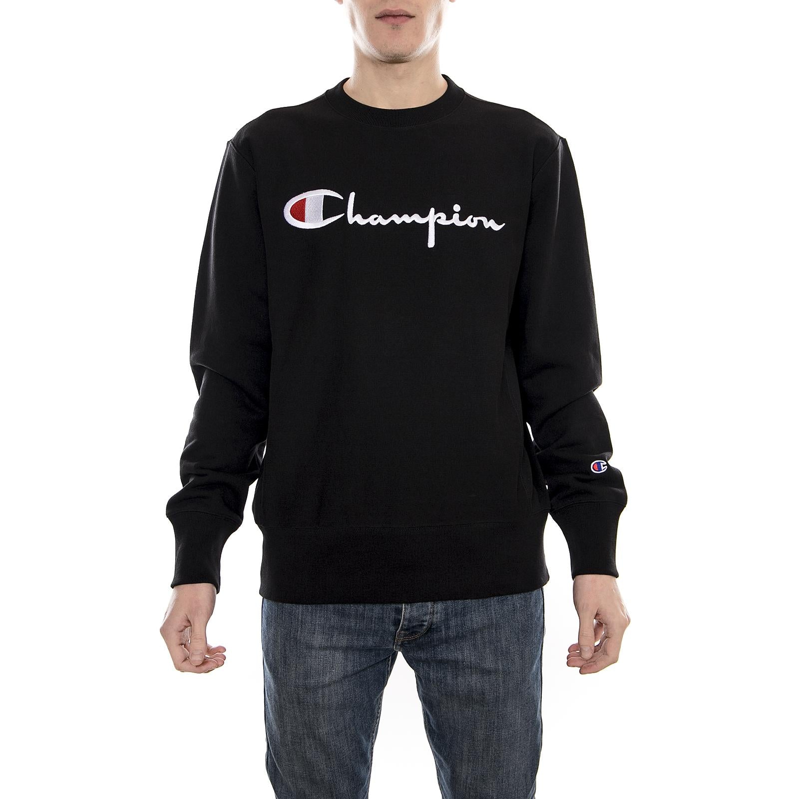 Crewneck Sweatshirt Logo Black 210975-KK001  CHAMPION 