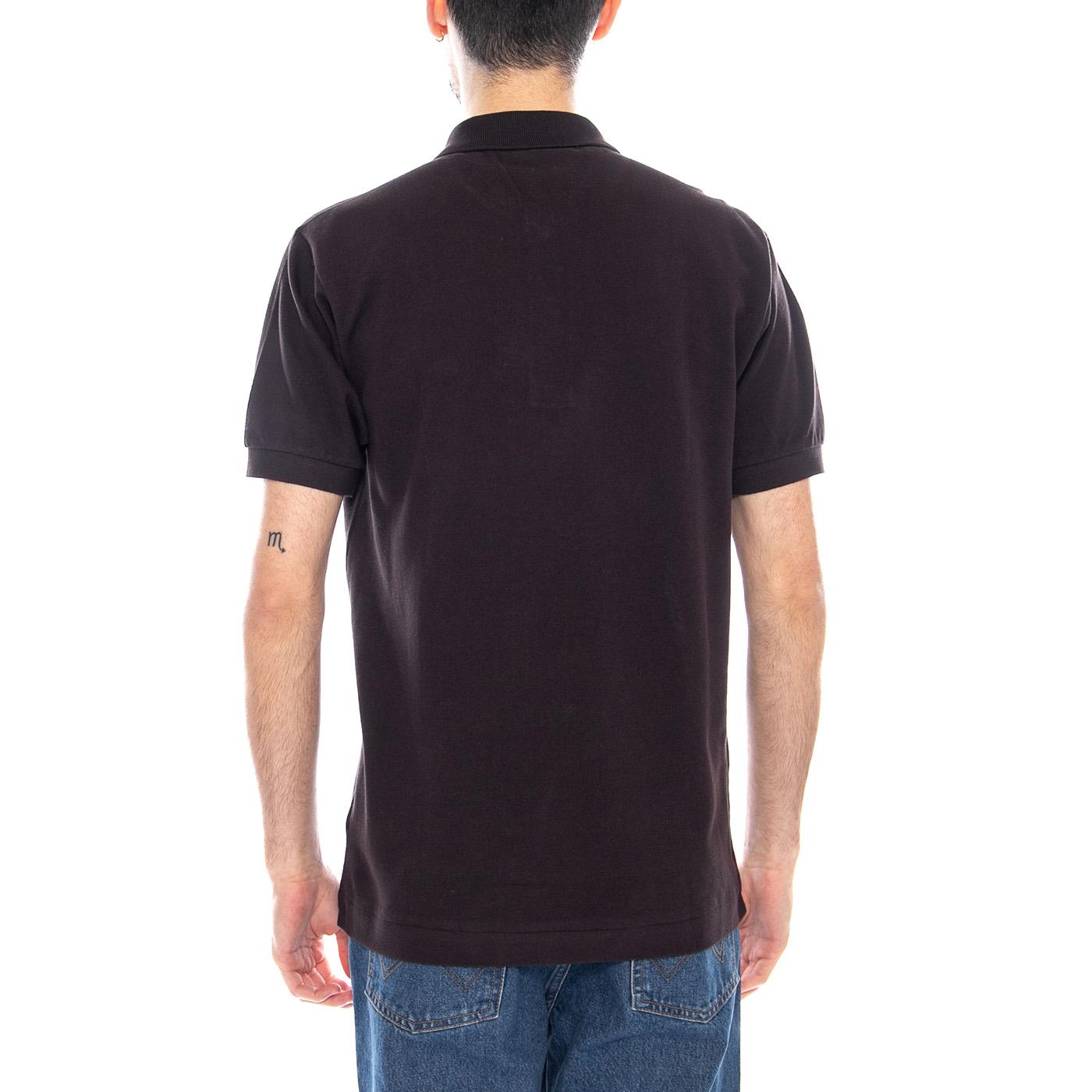 MAGLIETTA M/C - Polo Uomo Maniche Corte Nera 1212 3LA LACOSTE 