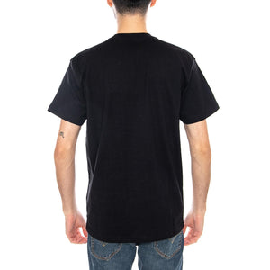 S/S Pocket Heart T-Shirt Black / Black - Maglietta Girocollo Uomo Nera I032128 00EXX CARHARTT WIP 