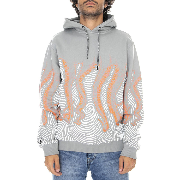  20WOSH25-GREY-ORANGE  OCTOPUS 