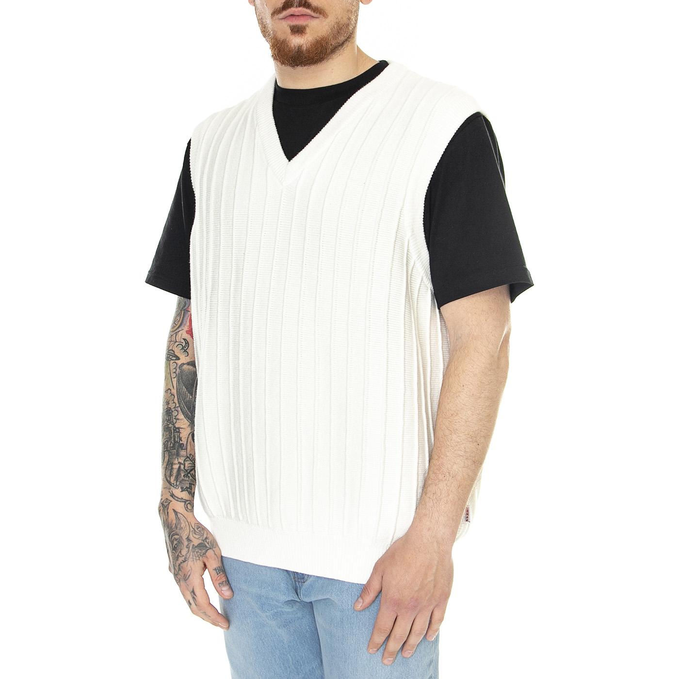 Go Jaxon Sweater Vest Off White - Gilet in Cotone Uomo Bianco M3GR14Z36Z1-OFWT  GUESS ORIGINALS 