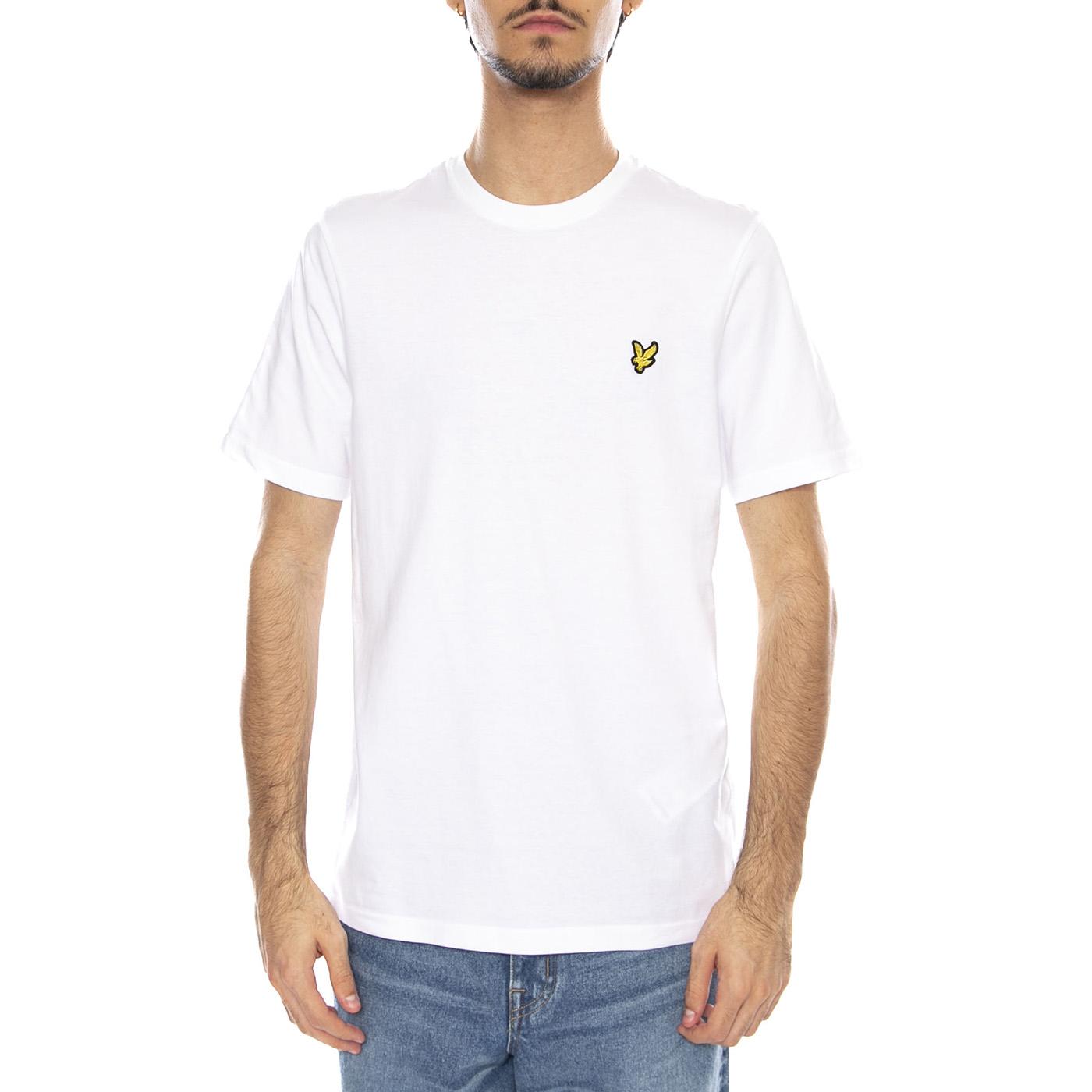 Plain - Maglietta Girocollo Uomo Bianca TS400VOG-626 . LYLE & SCOTT 
